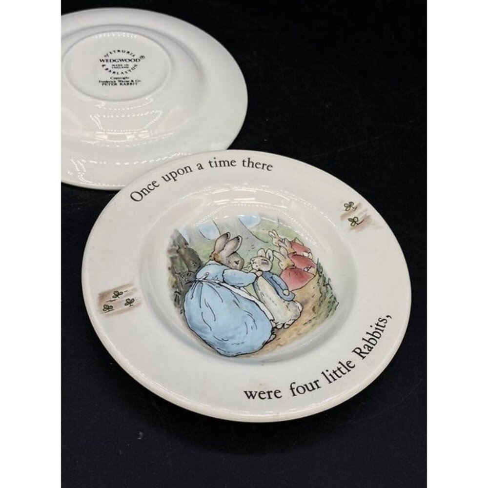Wedgwood of Etruria Barlaston Beatrix Potter Peter Rabbit McGregor Ceramic Plate - Picture 5 of 5